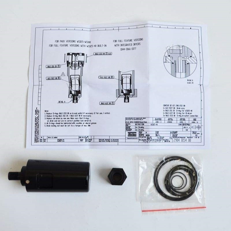 Asli 2904500069 ATLAS COPCO WSD Punyiks WSD25 WSD80 WSD250 WSD750