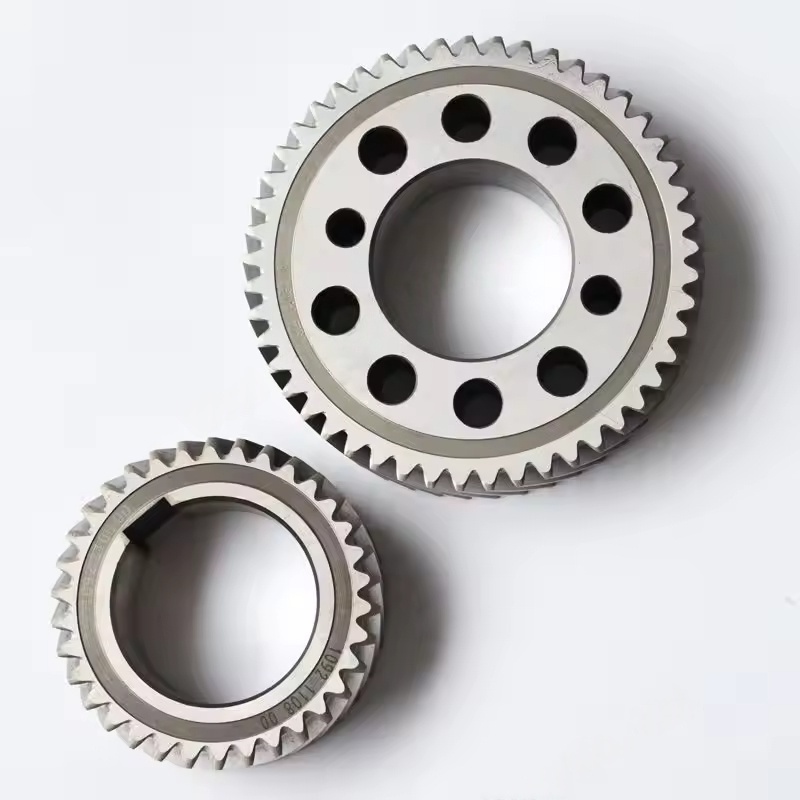 Gear Gear Stainless Atlas Copco Wheel 1092110800 & 1092110900 Kanggo Bagéan Compressor Logam Kompresor Logam