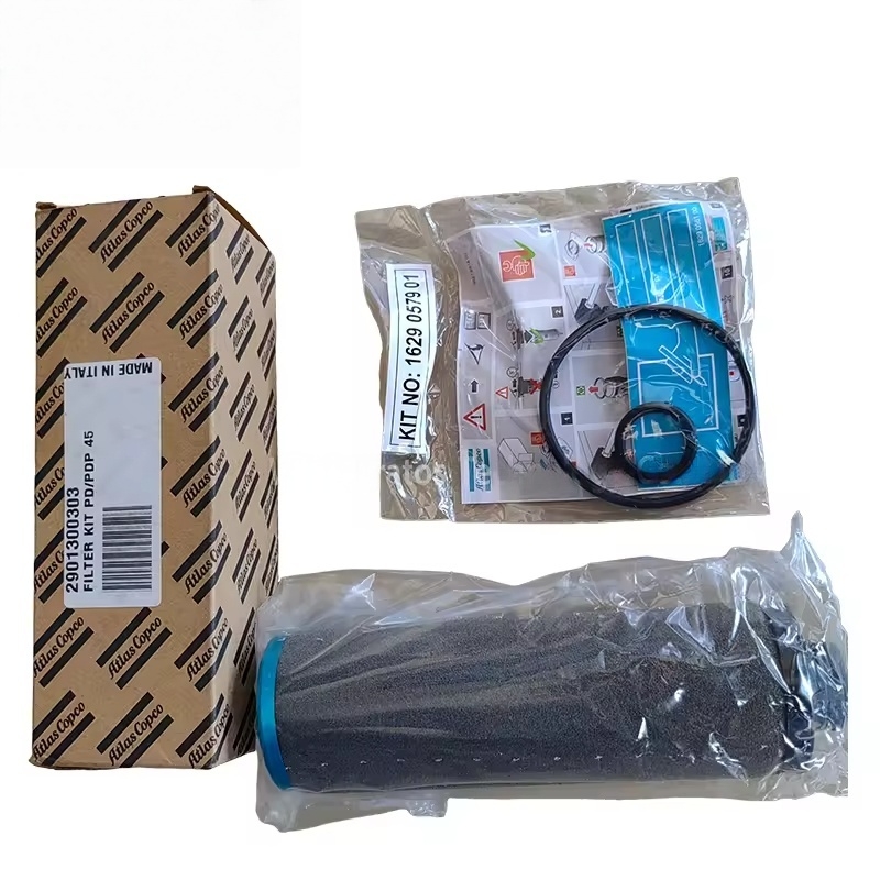 Atlas COPCO 2901300303 Filter Kit PDP 45 kanggo Penyambungan Khusus Hawa Precision Hawa Gampang Instal Cstal Compares
