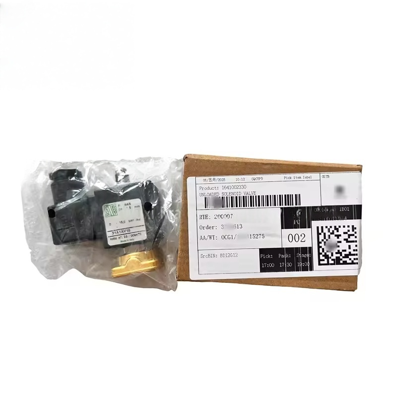 1641002330 Katup Solenoid kanggo bagean asli Atlas Copco Air