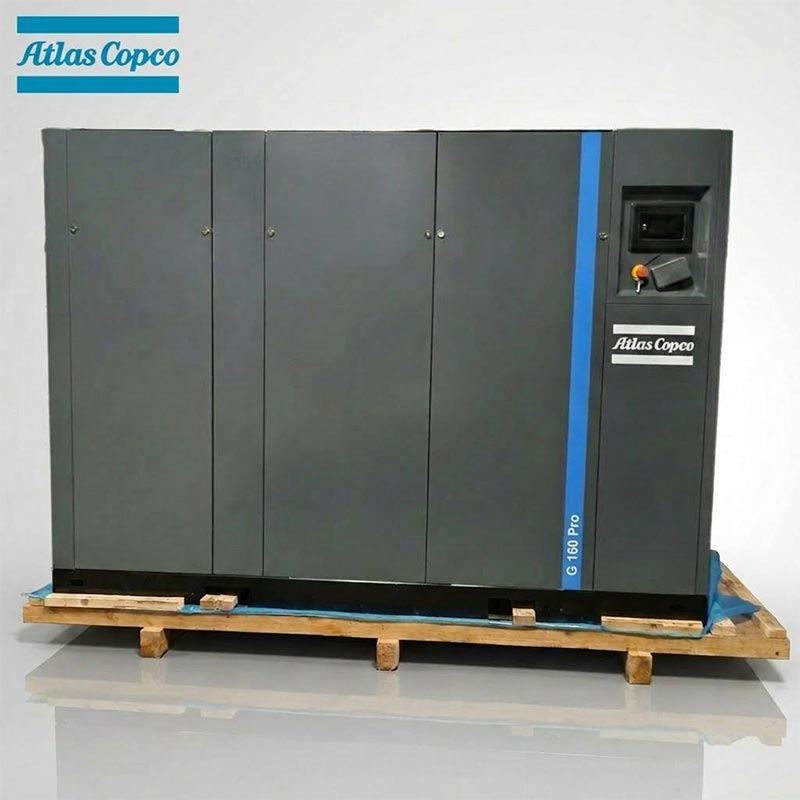 Atlas Copco GA160 Pro 160kW 215HP Minyak Injeksi Rotary Screw Kompresor Udara 7.5 10Bar 1543CFM