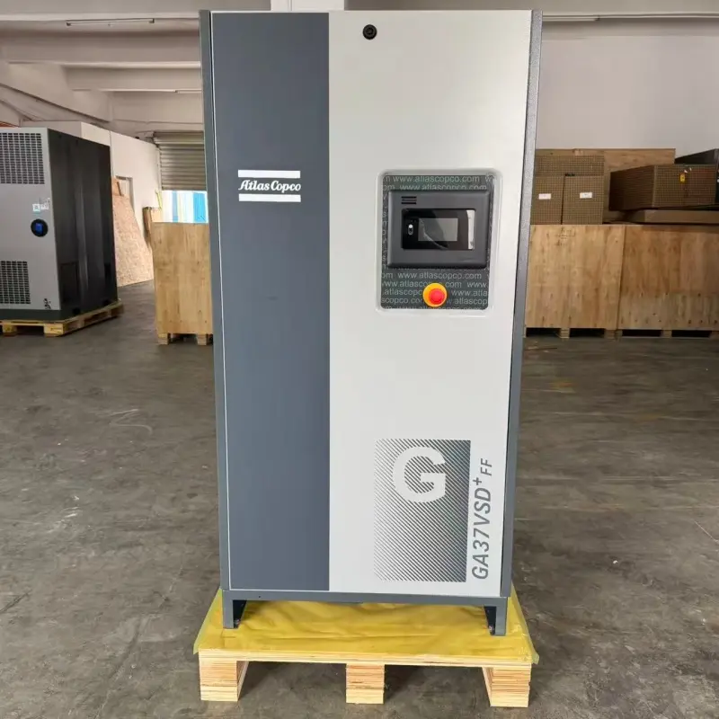 Atlas Copco GA37 VSD+ FF 37kW 50HP Kompresor Udara Sekrup Injeksi Minyak kanggo Industri
