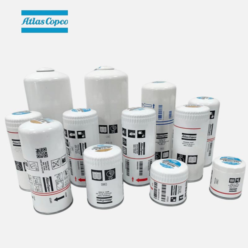 Suku Cadang Atlas Copco Asli Asli 161487499 1614874700 Filter Oli kanggo Kompresor Udara Industri